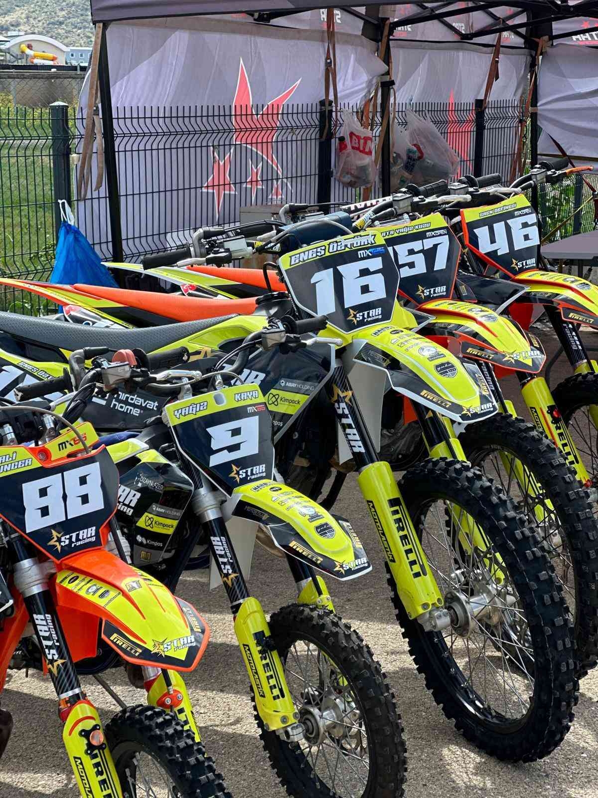 Star Racing Sticker Set